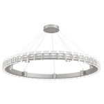 Tessera Ring Chandelier - Beige Silver / Tessera Pave