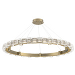 Tessera Ring Chandelier - Gilded Brass / Tessera Tetro