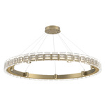 Tessera Ring Chandelier - Gilded Brass / Tessera Pave