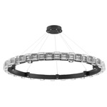 Tessera Ring Chandelier - Matte Black / Tessera Tetro