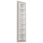 Tessera Wall Sconce - Beige Silver / Tessera Pave