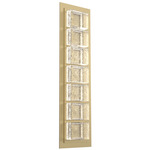 Tessera Wall Sconce - Gilded Brass / Tessera Pave