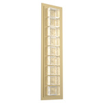 Tessera Wall Sconce - Gilded Brass / Tessera Pave