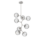 Gaia Modern Vine Chandelier - Beige Silver / Clear