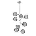 Gaia Modern Vine Chandelier - Beige Silver / Smoke