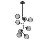 Gaia Modern Vine Chandelier - Matte Black / Smoke