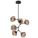 Mesa Modern Vine Chandelier - Flat Bronze / Mesa Bronze
