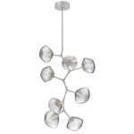 Mesa Modern Vine Chandelier - Beige Silver / Mesa Clear