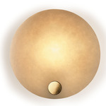 Magma Wall Sconce - Brass / Polar White