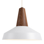 Eikon Circus Pendant - Open Box - Walnut / White