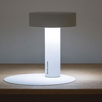 PoPuP Portable Table Lamp with Speaker - Matte White