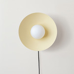 Arundel Orb Plug-In Surface Mount - Overstock - Black Canopy / Bone Shade