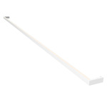 Thin-Line 96 Inch One-Sided Wall Light - Overstock - Satin White / White Acrylic
