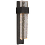 Brock Wall Sconce - Overstock - Bronze / Clear