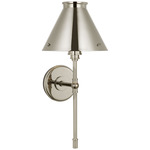 Parkington Tail Wall Sconce - Overstock - Polished Nickel