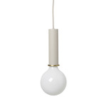 Collect Socket Pendant - Overstock - Light Grey Socket