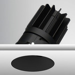 Luca 2.7 inch Round TruColor RGBTW 24V Trimless ADJ Downlight - Black