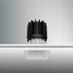 Luca 2.7 inch Square TruColor RGBTW 24V Trimless Fixed Downlight - White