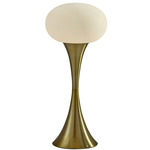 Otis Table Lamp - Antique Brass / Frosted