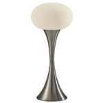Otis Table Lamp - Brushed Steel / Frosted