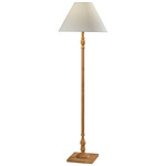 Rigby Floor Lamp - Natural Wood / White