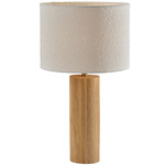 Brayden Table Lamp - Natural Wood / Off White