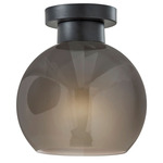 Atticus Ceiling Light - Black / Smoke