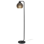 Atticus Floor Lamp - Black / Smoke