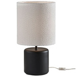 Tatum Table Lamp - Black / White