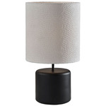 Tatum Table Lamp - Black / White