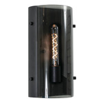 Dana Wall Sconce - Black / Smoke