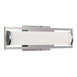 Jordan Color-Select Bathroom Vanity Light - Satin Nickel / Frosted