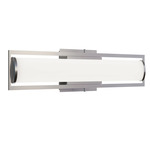 Jordan Color-Select Bathroom Vanity Light - Satin Nickel / Frosted