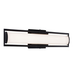 Jordan Color-Select Bathroom Vanity Light - Black / Frosted