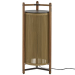 Kando Outdoor Floor Lamp - Teak Wood / Nautical Cord