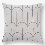 Scales Cushion Cover - Luna Blue