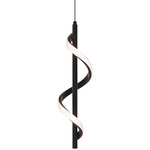Spin Color-Select Pendant - Black / Frosted