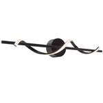 Spin Color-Select Wall Sconce - Black / Frosted