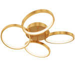 Hover Color-Select Ceiling Light - Gold / White