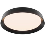 Aurora Dual-Light Color-Select Ceiling Light - Black / Frosted
