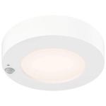 Prime Color-Select Ceiling Light with Motion Sensor - White / Frosted