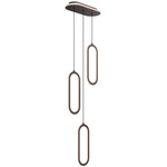Atom Color-Select Cluster Pendant - Black / Frosted