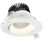 Revolve 3.5IN Round Regressed Gimbal Downlight - White