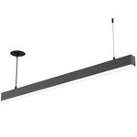 Boulevard Color-Select Linear Pendant with Aircraft Cables - Black / White