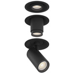 3IN RD Color-Select Multifunctional Recessed Spot Light - Black