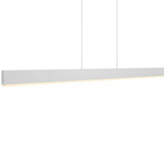 Beam Color-Select Linear Pendant - White / Frost
