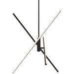 Asterisk Color-Select Pendant - Black