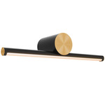 Libra Color-Select Bathroom Vanity Light - Black / Gold / White