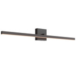 Portrait Swivel Picture / Bathroom Vanity Light - Black / White