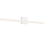 Portrait Swivel Picture / Bathroom Vanity Light - White / White